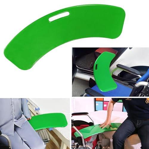 Transferhilfen Transferbrett Rollstuhl, Rutschbrett für Rollstuhlfahrer, Antirutsch Hilfe für Behindertenbett, Patienten Transferhilfe für Pflege, Hilfsmittel für Alte Menschen Tragfähigkeit 150 kg