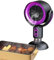 Hotte aspirante de cuisine portable, ventilateur d'extraction de cuisine portable, hotte aspirante rechargeable 3000 mAh, hottes de table rotatives parallèles à 360 degrés avec grille d'aération à 2 é