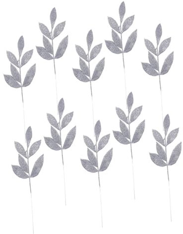 Milisten Weihnachtsblätter Aus Kunststoff Künstliche Blätter Mit Hohem Simulationseffekt Selbstgemacht Weihnachtsdekoration Für Kränze Und Weihnachtsbaum Leuchtende Farben Geruchsneutral