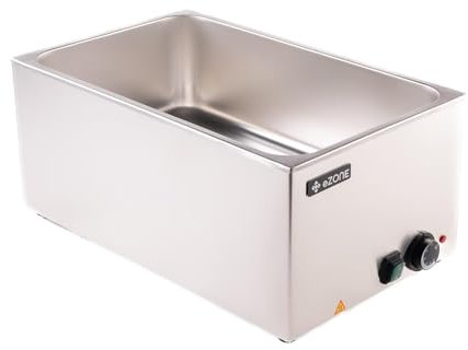 eZone Electric Bain Marie G8700 Wet Heat Catering Food Warmer 1/1 GN 1.2kW