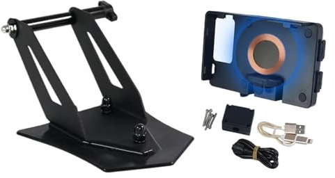 Ciloc GPS-Navigationshalterung Für B&MW Für R1250RT Für R 1250 RT (2021-) Motorrad Ladegerät Handy Halter Navigation Halterung Motorrad Handy Halterung(Wireless Charging)