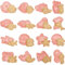 16 Pcs Animals Cartoon Cookie Cutters，Biscuit Cutters for Baking 3D Cookie Cutters Shapes for Kids Children Marine Animal Cartoon Mould for DIY Chocolate Cookie Fondant Pastry Decoration