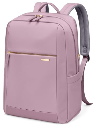 GOLF QUALITY Zaino PC Portatili 14 Pollici,Grande Zaino Donna Uomo Porta PC, Backpack Computer da Business Notebook Viaggio Ufficio Lavoro,Viola rosato