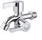 Fauhapyway Grifo de lavadora de doble salida de aleación de zinc, chapado en cromo, montaje de un solo agujero, grifo de agua para baño con diseño moderno (A)