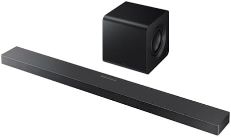 Samsung HW-QS700F Q-Series - Soundbar 3.1.2 canali per TV, subwoofer senza fili da 6,5, Dolby Atmos e DTS:X, SpaceFit Sound Pro, Q-Symphony