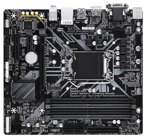 Placa Madre Placa Base Fit For GIGABYTE B365M DS3H LGA1151/Intel/Micro ATX/USB 3.1 Gen USB3.0 Tipo A/DDR4