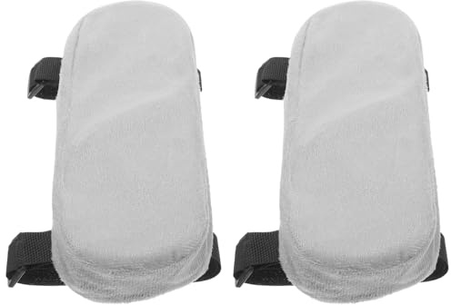 2 Stück Stuhlarmlehnenpolster aus Polyester für Rollstühle als Ersatz | Universelle Passform, Rutschhemmende Oberfläche, Müde Ellenbogen, Mehr