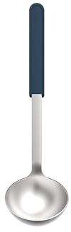 Mepal - Edelstahl-Suppenkelle Chef it - Servieren großzügiger Portionen - Liegt angenehm in der Hand - Spülmaschinengeeignet - Küchenutensilien - 32 cm - Navy