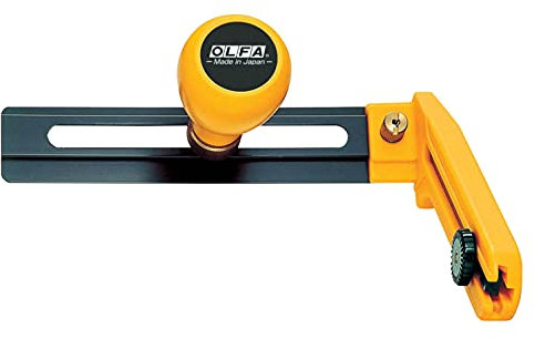 Olfa: OLFA Kreisschneider Typ L (japan import) - Kunststoff, Gelb, Schneidwerkzeug
