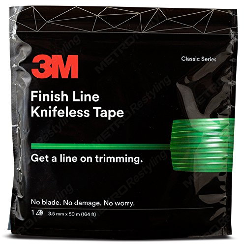 Knifeless Finish Line Vinyl Wrap Cutting Tape 50 Meter Roll (164 Ft) for Stripes and More