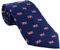 Michelsons of London Petite cravate en soie motif Union Jack, bleu marine, taille unique
