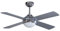NIKLAS Ventilatore a Soffitto Silversky in Acciaio - Potenza 60 Watt con Telecomando