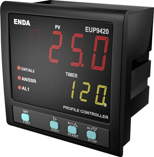 Enda EUP9420-230 PID Universalregler Pt100, J, K, L, T, S, R SSR, Relais 8 A (B x H) 96 mm x 96 mm