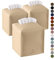 Jeethemy Taschentuchbox, quadratisch, PU-Leder, modernes Taschentuch-Etui, 12,7 x 12,7 cm, 3 Beige
