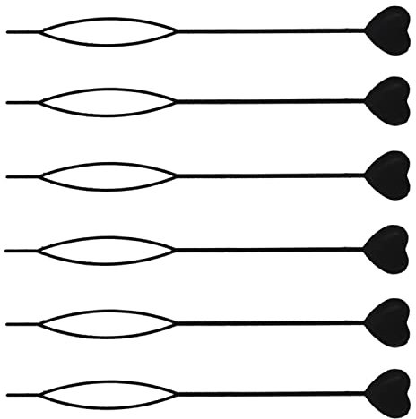 GZXYUAN 6 Pcs Black Plastic Hair Braid Tool - Quick Beader Tool, Ponytail Maker, Hair Styling Accessories