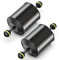 Sea frogs Pack of 2 Underwater Diameter 80 mm, 8 Inch 203 mm Floating Arm Carbon Floating Double Ball Arm Diving Buoyancy System for Diving Tray Video Light Strobe