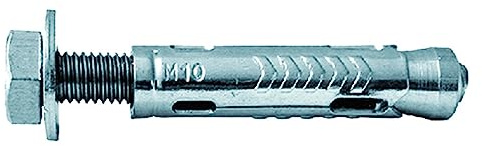 50PZ TASSELLO ANCORANTE ACCIAIO 'NTR/V' NTR8/V 12 x 52 - vite M 8 x 60