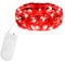 Gcstnn LED Fairy Lights Battery Operated, 2M 20LED 1Pack Mini String Lights IP65 Waterproof Silver Wire Lights for Jars, Christmas, Halloween, Bottles, Bedroom in/Outdoor Decoration(Red)