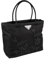 Prada Damen Schwarz Nylon Shopper 1BA257