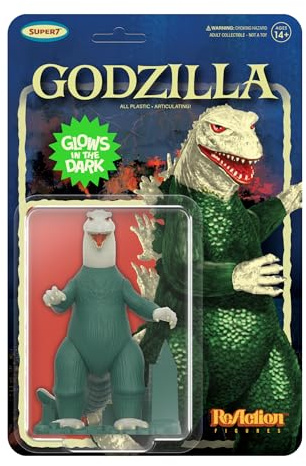 Super7 Toho Reaction Figures - Godzilla Model Kit (Glow) Action Figure