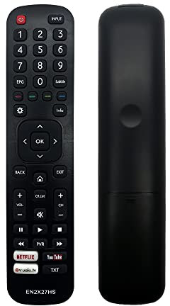EN2X27HS Remote Control for Hisense 4K Smart TV 43K300UWTS H43M3000
