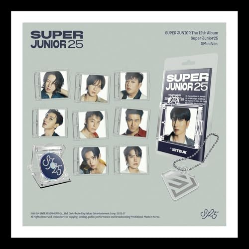 (SIWON.) SUPER JUNIOR [SUPER JUNIOR25] 12th Album SMINI Ver. / NFC+Key Ring+Charm+Card+GIFT