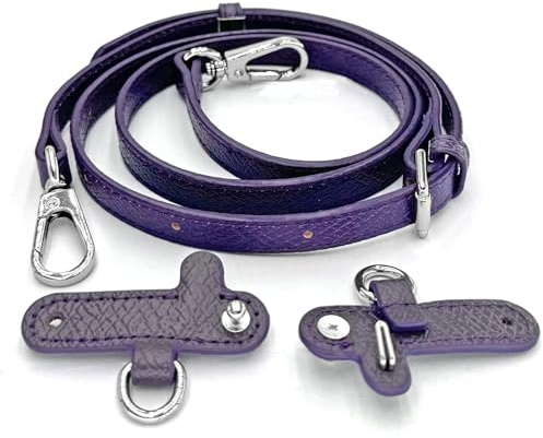 Schulterriemen aus Echtes Leder für Minitaschen,Schultergurt für Longchamp Tasche Damen,Tragegurt für Longchamp,Längenverstellbarer Ersatzriemen aus Hochwertiges Rindsleder