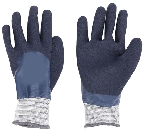 Jeanoko Elektrische Handschuhe, Isolierte Handschuhe, 1000 V Hochspannungsbeständig, Rutschfestes Gummi für Elektroarbeiten, Schutz vor Stromschlägen für Autoreparaturen