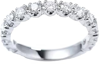 Mesnt Platinum Luxury Lab Grown Diamond Engagement Ring for Women 0.7cttw, Size U 1/2