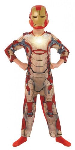 Deluxe Iron Man 3 Muscle Chest Costume - KIDS - MEDIUM