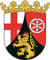 U24 Aufkleber Rheinland-Pfalz Wappen Autoaufkleber Sticker Konturschnitt