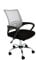 La Silla Española Ribadeo Silla de Oficina sin Reposacabezas, Poliéster y Rejilla, Gris, 53.5x57x98 cm