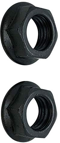 Forest Byke Company 14 mm Kurbelarmmuttern für Fahrrad Tretlager ohne Kurbel, 2 Stück