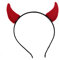 Sunest Serre-tête en cornes de diable pour femme, fille, costume Satan Evil - Rouge