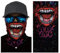 Multifunktionstuch Unisex Halstuch Totenkopf Funktionstuch UV Schutz Balaclava Kopftuch Herren Schlauchtuch Unisex Loopschal Damen Sturmhaube Bedruckt Schlauchschal für Motorrad Skilaufen Fahrrad