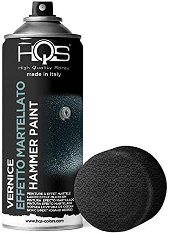 HQS Bomboletta di Vernice Spray 400ml Effetto Martellato (Antracite)