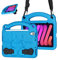 KINGSKEEN Custodia per iPad Mini 6a generazione, iPad Mini 6 custodia (8,3 pollici, 2021), custodia per bambini leggera antiurto in EVA, con manico integrato Spallacci e Apple portapenne (Blu)