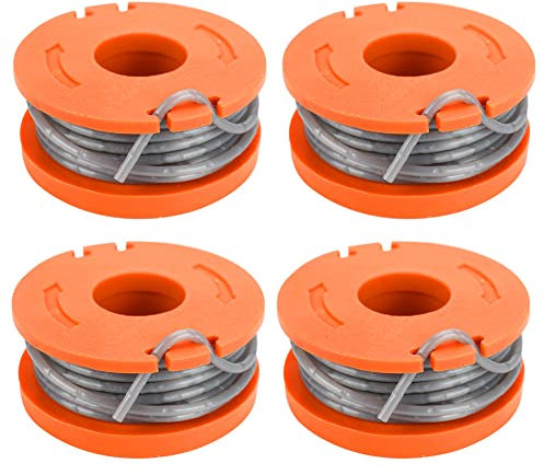 Strimmer Spool Compatible with Mac Allister MGTP18Li Trimmer Line, 1.65mm 10ft Autofeed Spool and Line MGTP18Li (4pcs)