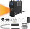 NAIZY Dieselheizung 12V Standheizung Diesel Lufterhitzer 8KW Air Diesel Heizung mit LCD-Bildschirm & Fernbedienung & Griffschalter Luft Dieselheizung für Auto LKW Wohnmobil Bus (Typ A, Schwarz)