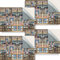 Stick & Go Repositionable Self Adhesive Dolls House Wallpaper 1:24 Scale (Set of 4 Sheets) - Library Books Shelving - No. 40