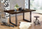 Massivmoebel24.de | Railway Esstisch aus Massivholz #407 | aus Mangoholz - braun geölt | + U-Beine aus Metall | 180x90cm | Massivholztisch Echtholztisch Esstisch