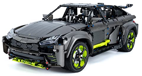 Technik Auto für Lambo Urus, 1:8 Groß Auto Modellbausatz, 3251-tlg MOC Klemmbausteine Auto Bausatz, Kompatibel mit Technik Lamborghini Urus