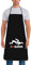 AOOEDM I Love Sushi Unisex verstellbare Schürze wasserdicht mit Kochschürze mit Tasche