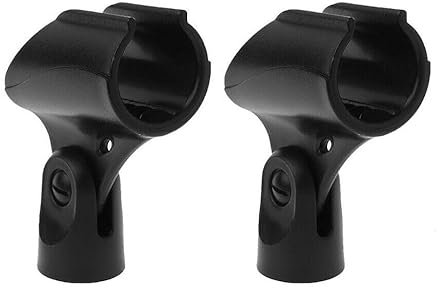 Generic Microphone Clips Clamp Holder Replacement for Shure BLX SLX PGX Wireless Microphone, WA371, 2 Pack