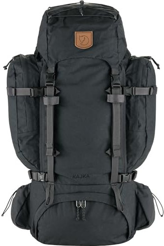 Fjällräven Unisex Kajka 75 Wanderrucksack, Coal Black, S/M