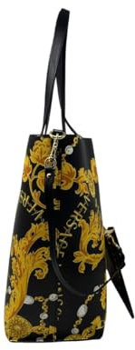 Versace Jeans Couture shopping bag donna black - gold