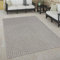 Paco Home Outdoor Teppich wetterfest Skandinavisch für Terrasse, Balkon & Garten pflegeleicht & robust Modernes Design Indoor & Outdoor geeignet, Grösse:200x290 cm, Farbe:Grau 4