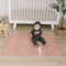 Bubba Bear Tapis d'eveil de Jeu/de Sol pour Enfant Bebe XXL en Mousse Epais Pliable Reversible - Tapis d'éveil de Motricité Favorisant Le Développement Sensoriel Cadeau bébé (120x90 cm, Rose)