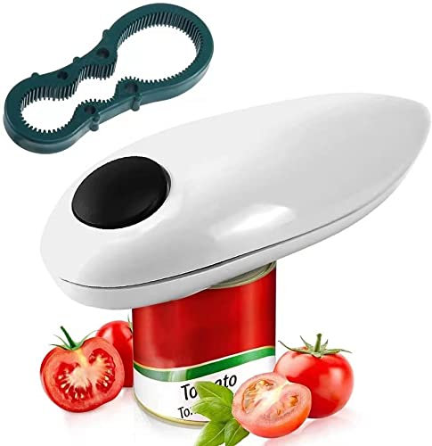 Electric Can Opener, Battery Operated Handheld Can Opener, Open Your Cans with A Simple Push of Button - No Sharp Edge/74