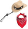 2er-Pack Cowboyhüte für Hunde, Haustier-Hunde-Denim-Kleidungshut, Haustier-Party-Cowboyhut, Geeignet für Welpen und Kätzchen, Haustierparty-Urlaub und Tägliche Dekoration
